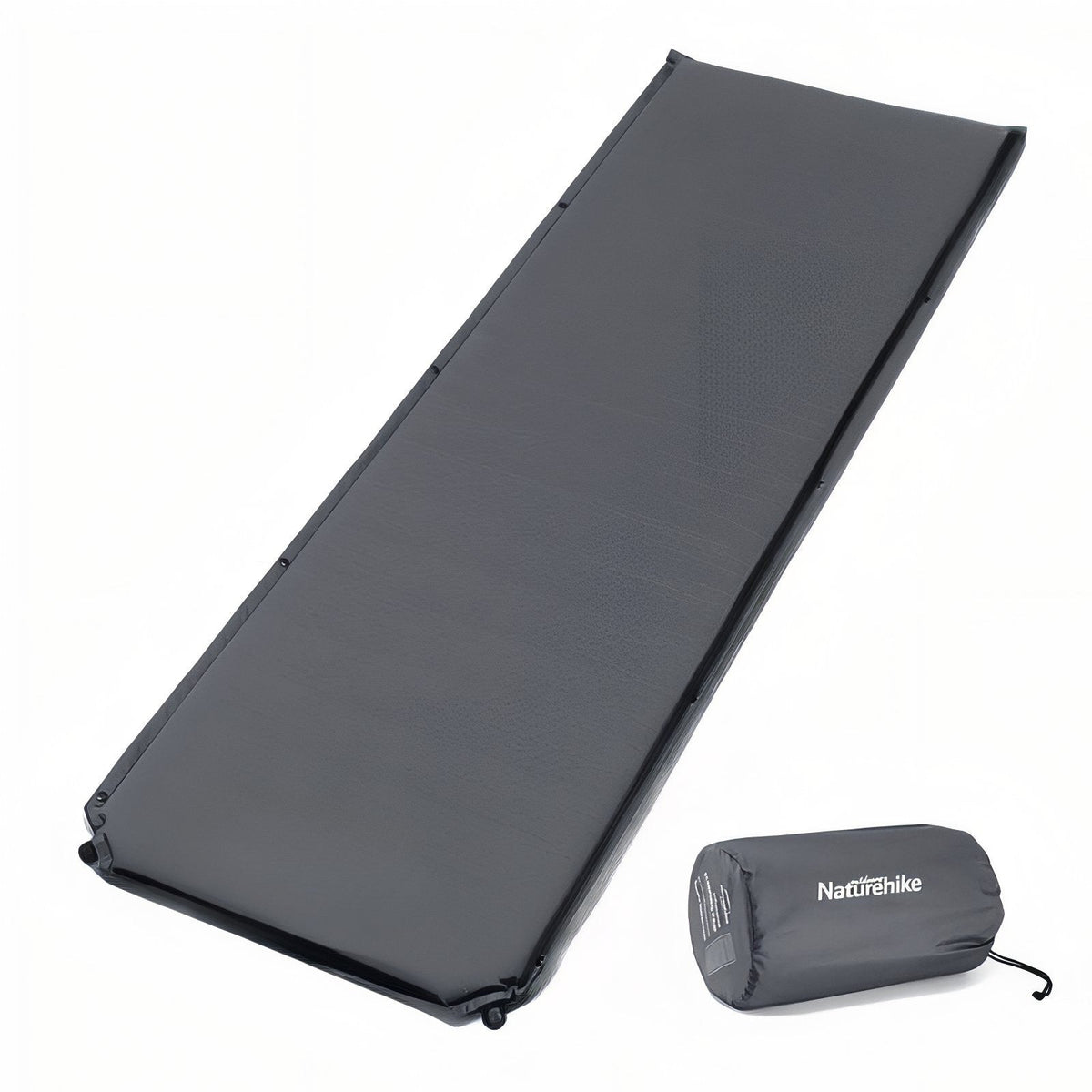 Matelas De Camping Autogonflant 1 Personne gris foncé
