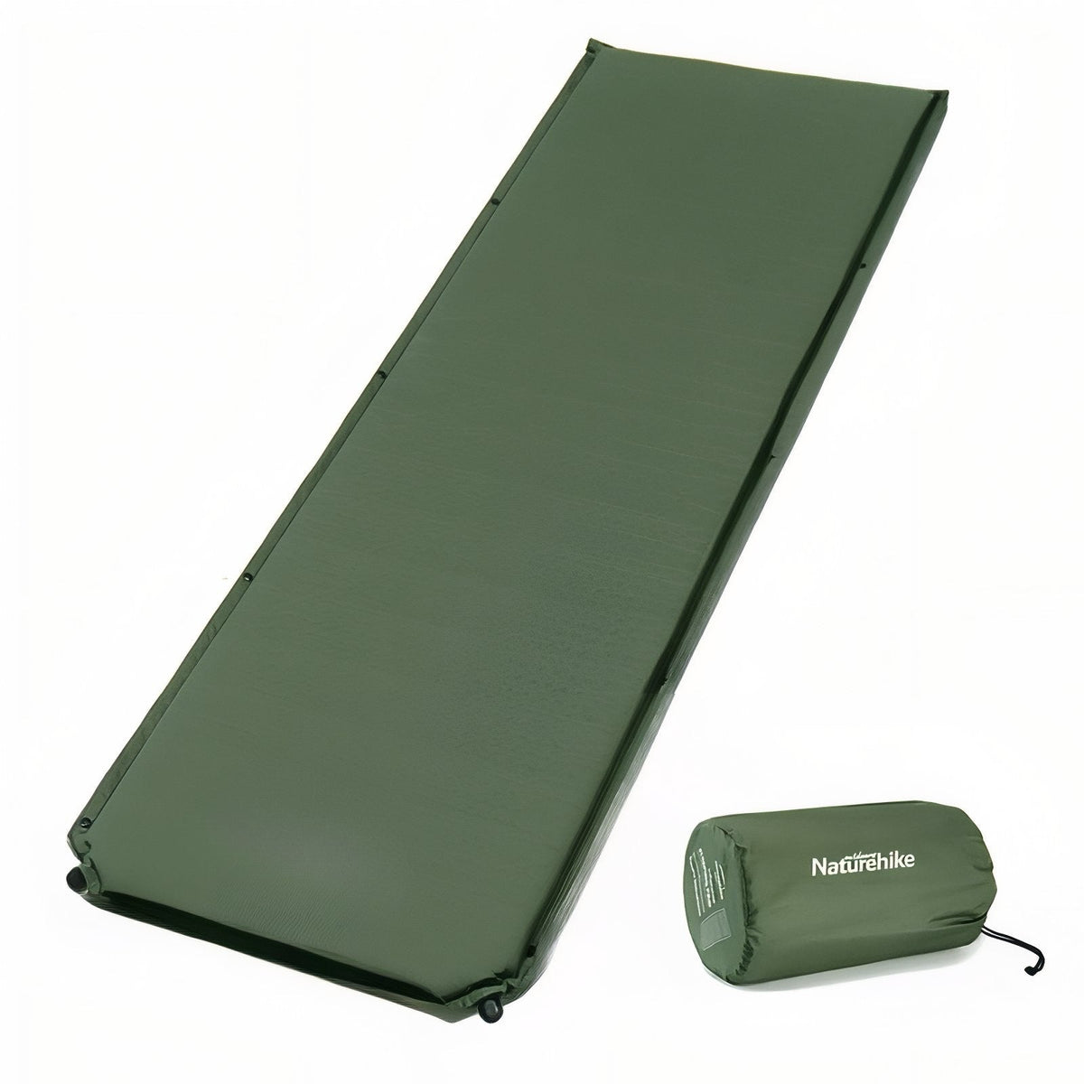 Matelas De Camping Autogonflant 1 Personne vert foncé