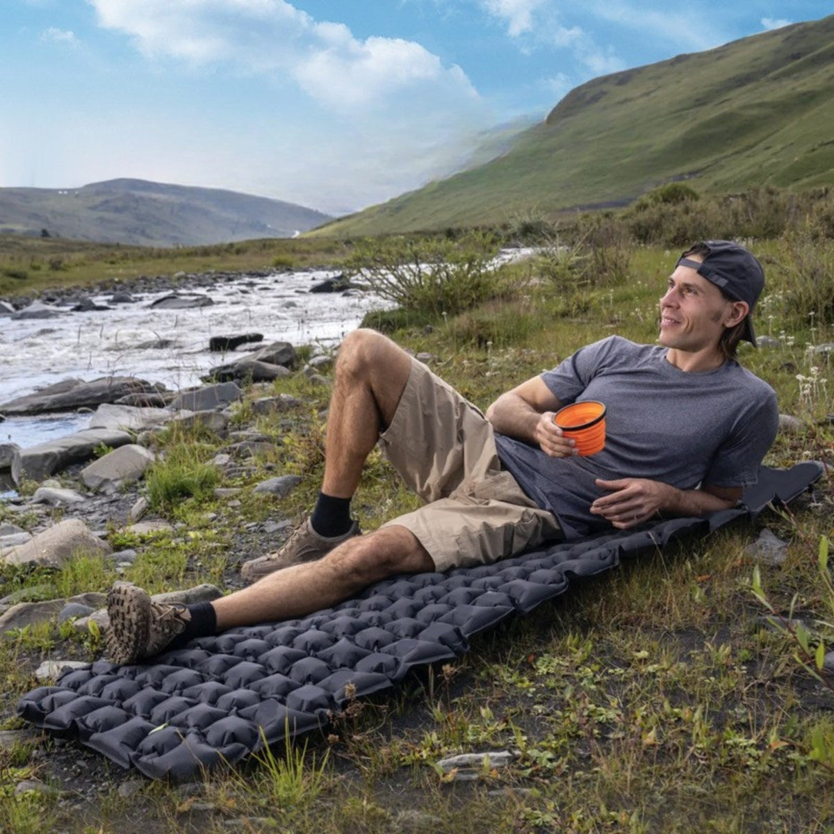 Matelas Gonflable 1 Personne Pour Camping — photo 6