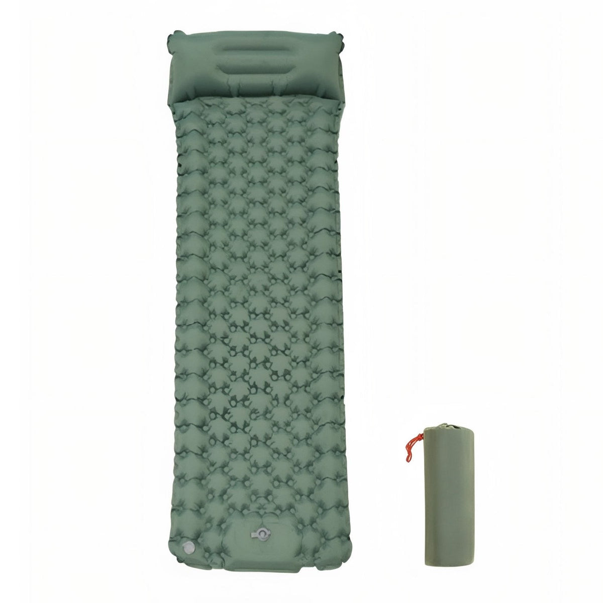 Matelas Gonflable 1 Personne Pour Camping vert sauge