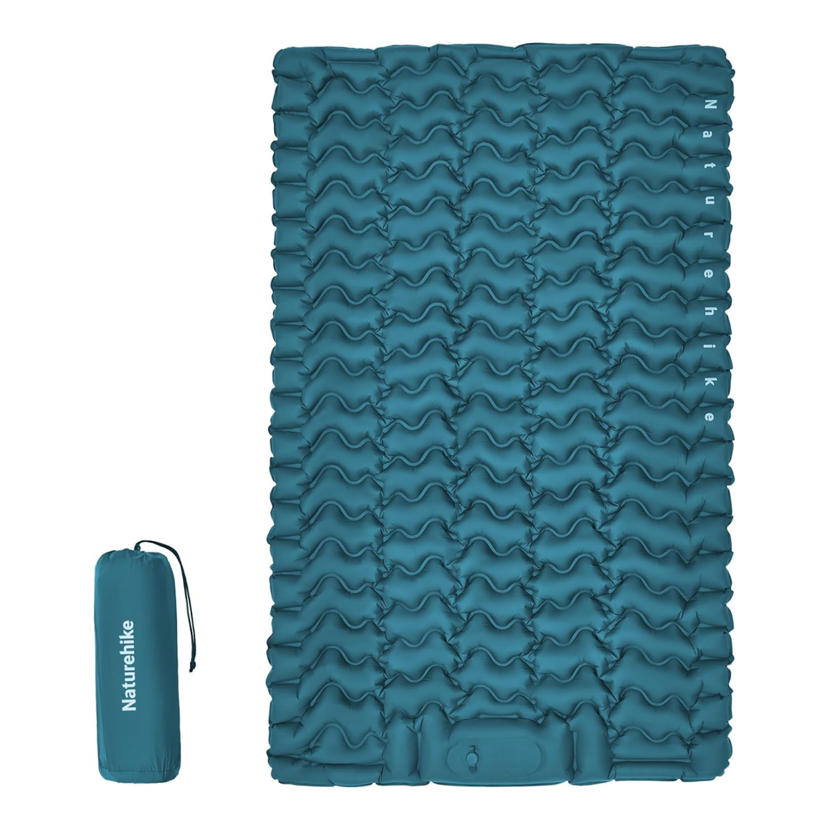 Matelas Gonflable 2 Personnes Pour Camping bleu