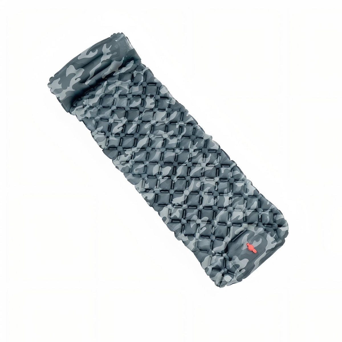 Matelas Gonflable Avec Coussin 1 Personne gris camouflage