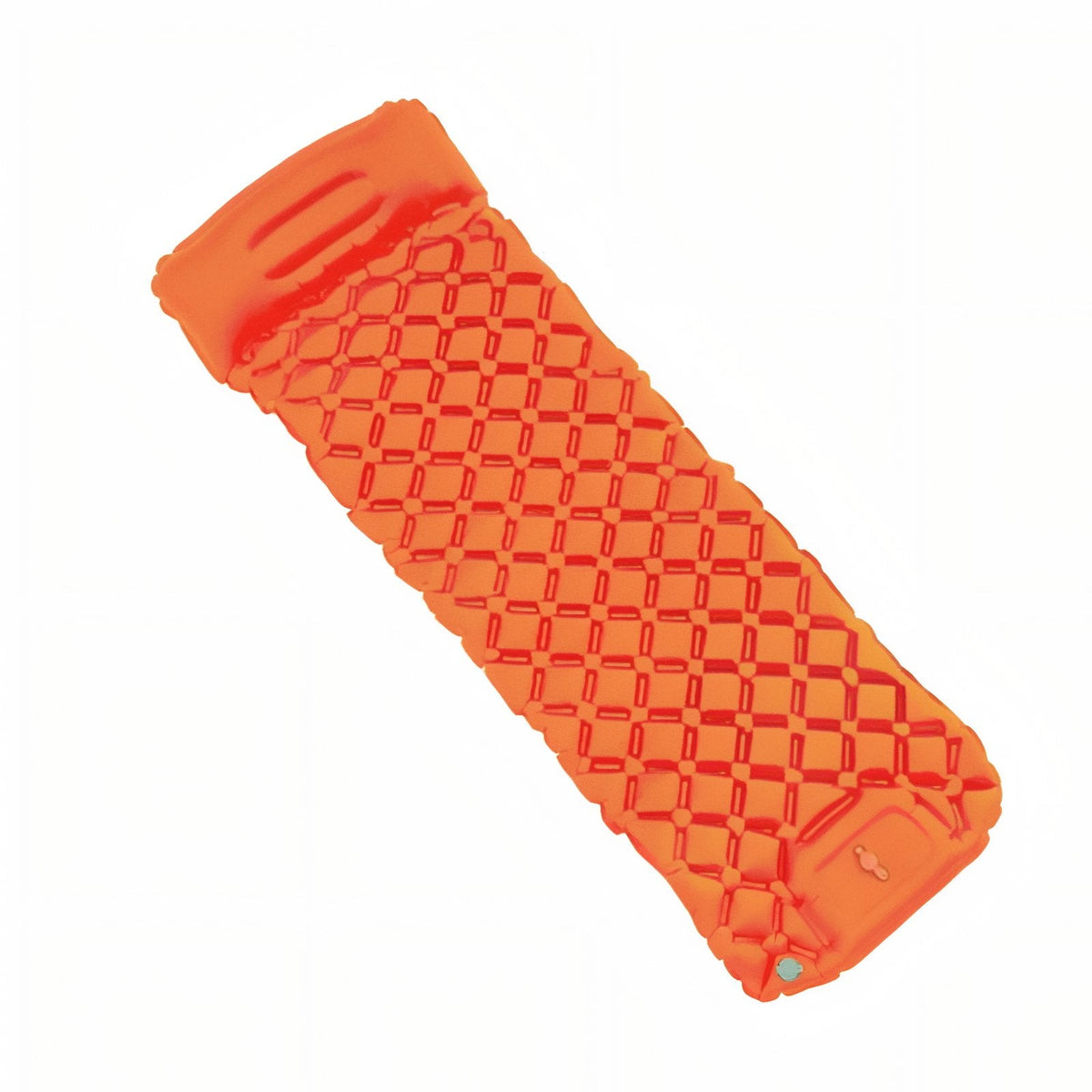 Matelas Gonflable Avec Coussin 1 Personne orange fluo