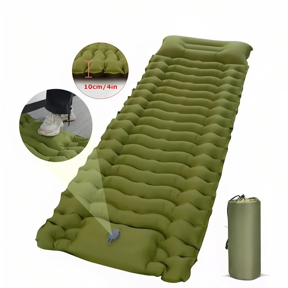 Matelas Gonflable Camping 65 cm De Large — photo 4