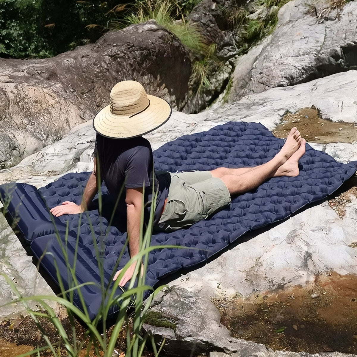 Matelas Gonflable Randonnée 2 Personnes Avec Coussin — photo 3
