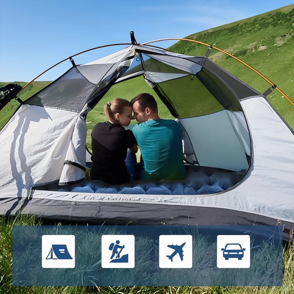 Matelas Gonflable Randonnée 2 Personnes Avec Coussin — photo 6