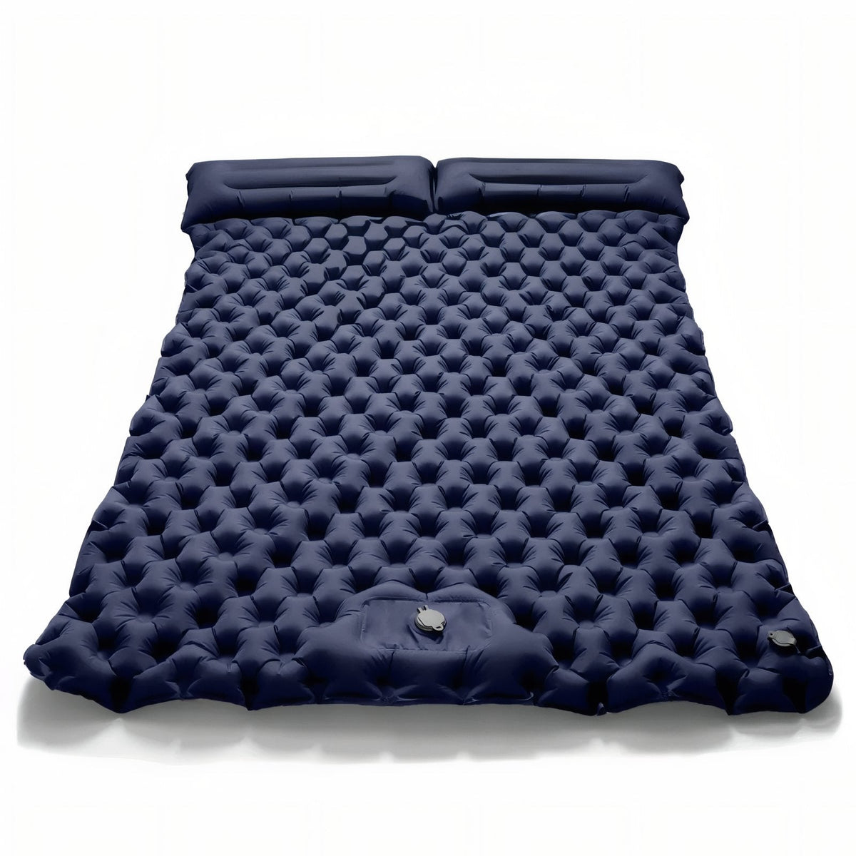 Matelas Gonflable Randonnée 2 Personnes Avec Coussin bleu marine