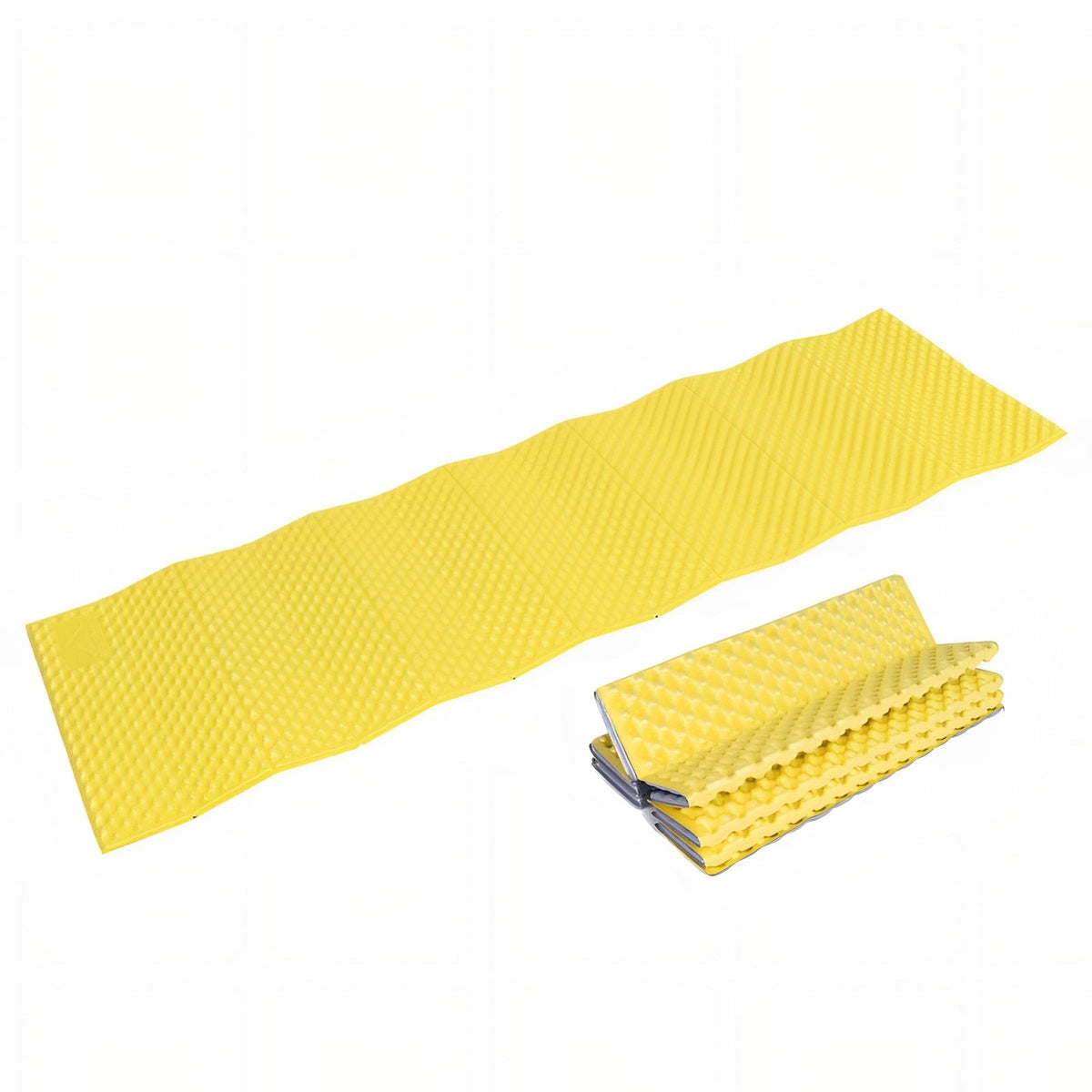 Matelas Pliable Randonnée jaune