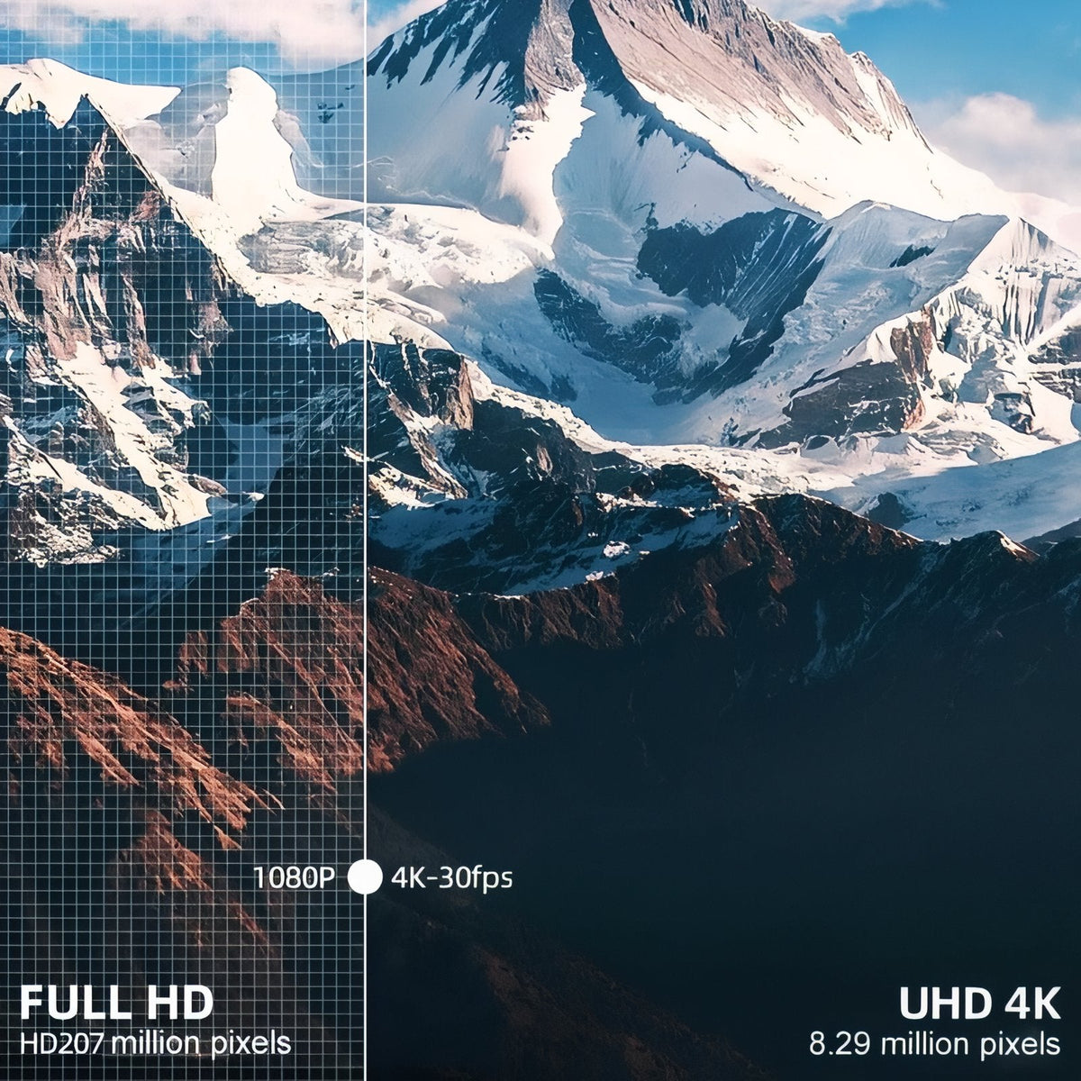 Mini Caméra Randonnée Tour De Tête 4K/30FPS — photo 7
