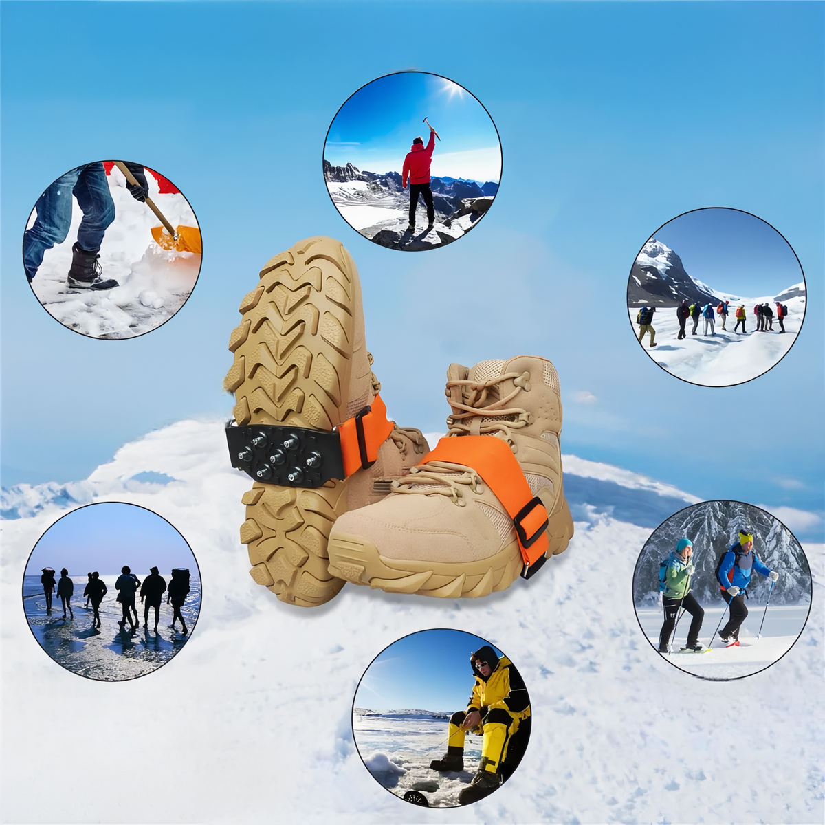 Mini Crampons Randonnée 7 Dents — photo 8