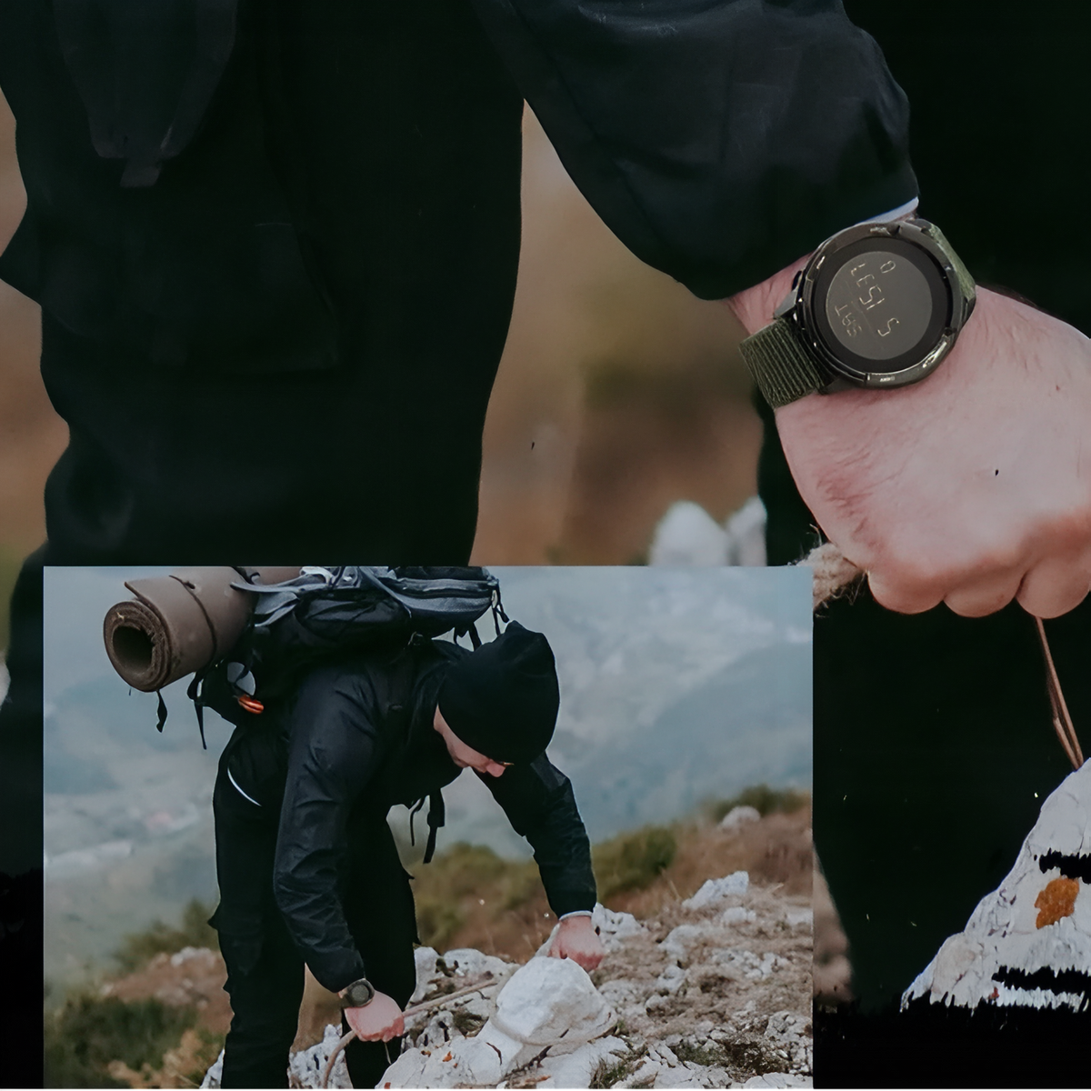 Montre Digitale Randonnée en Carbone — photo 7