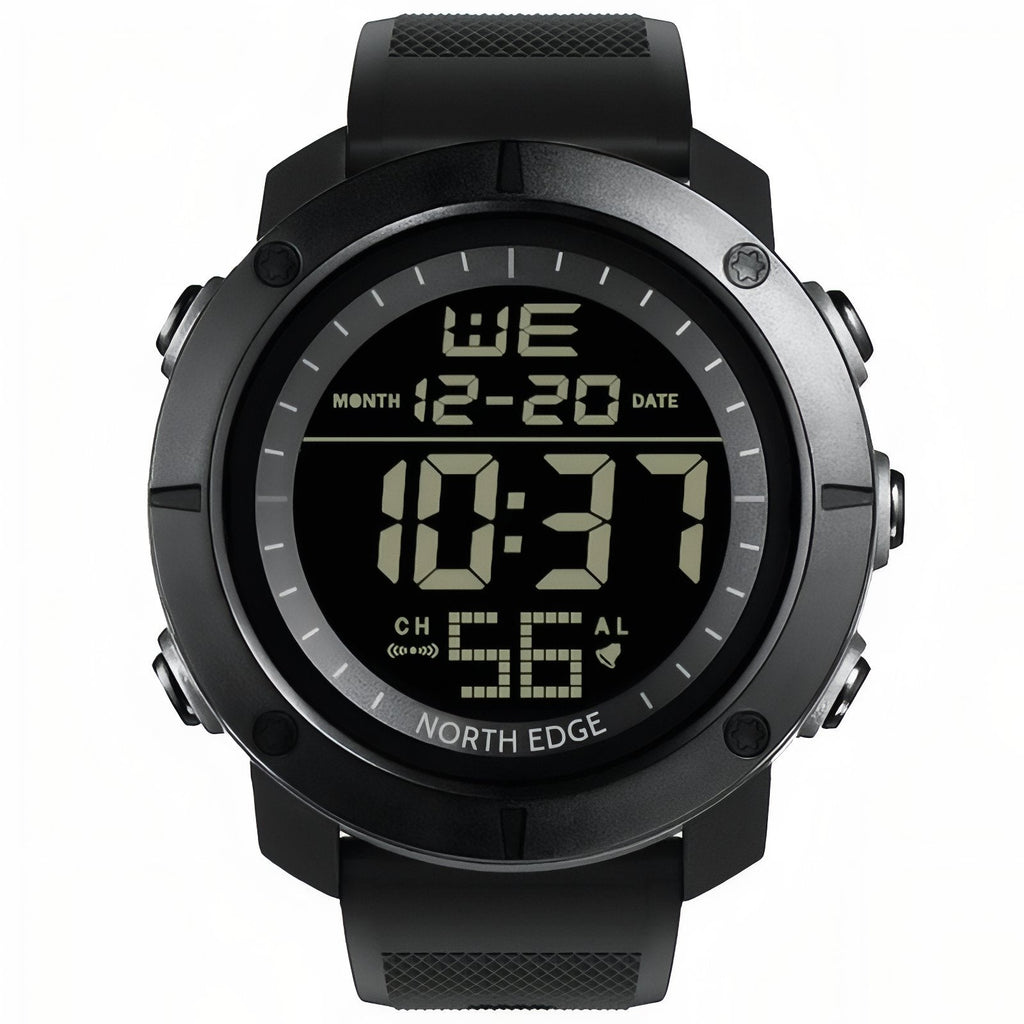 Montre Homme Randonnée noir mat