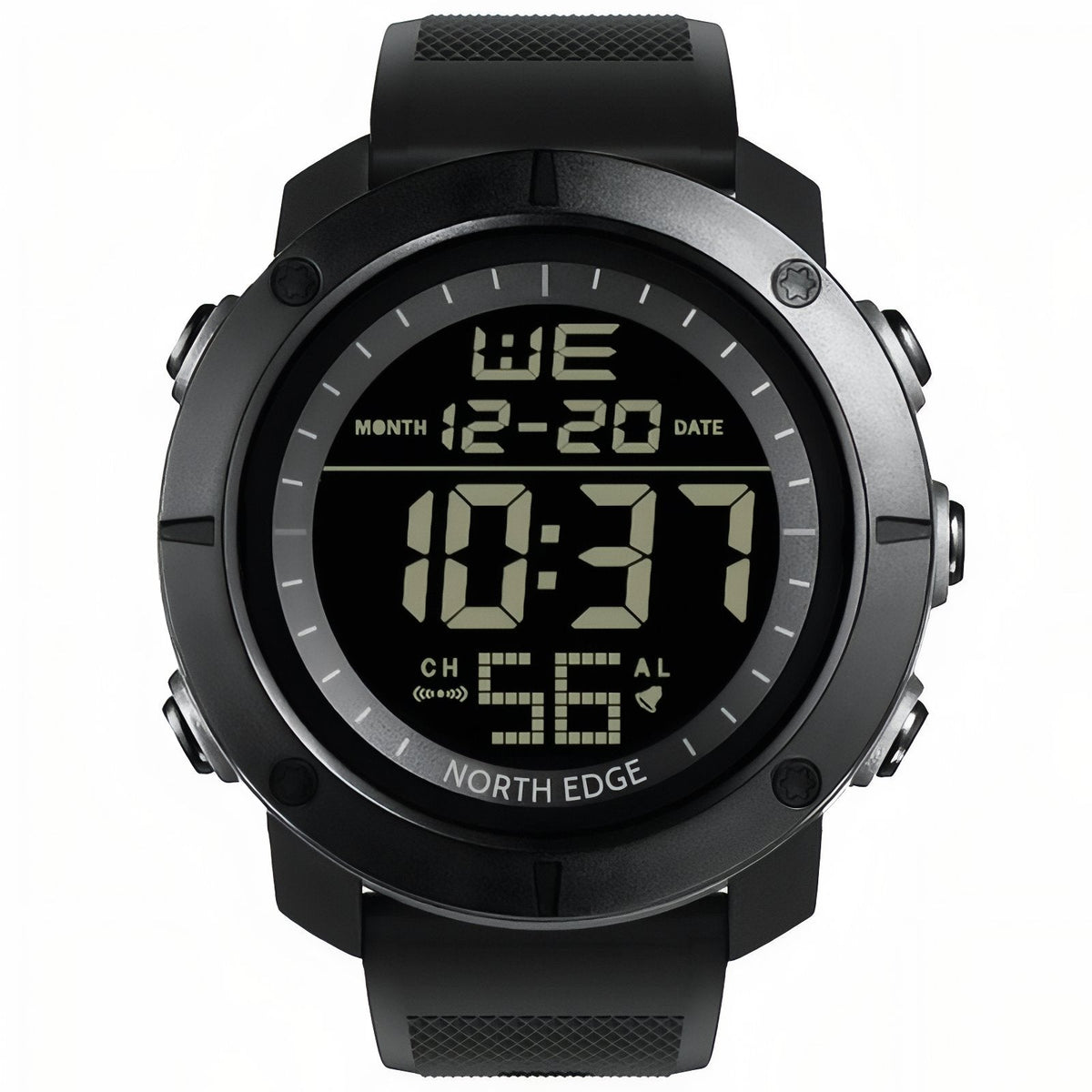 Montre Homme Randonnée noir mat