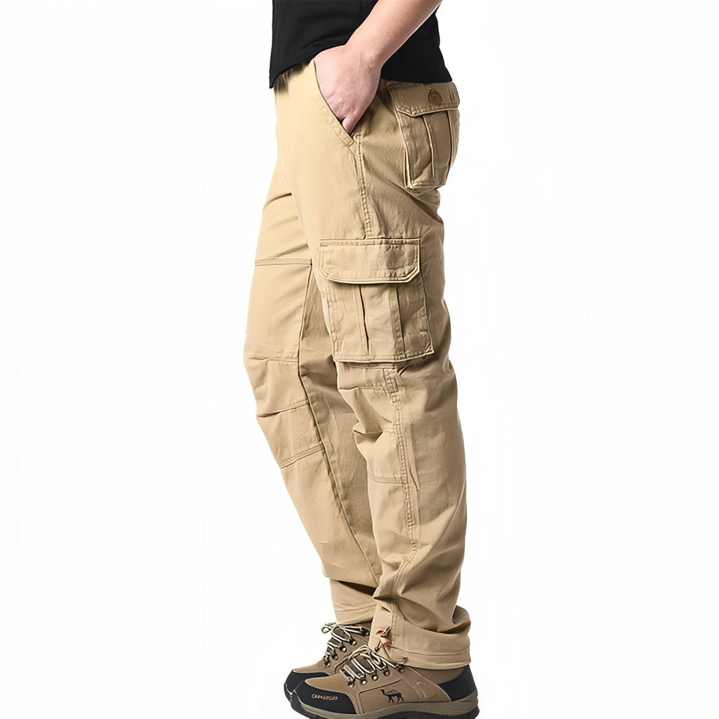 Pantalon Cargo Randonnée Homme beige clair