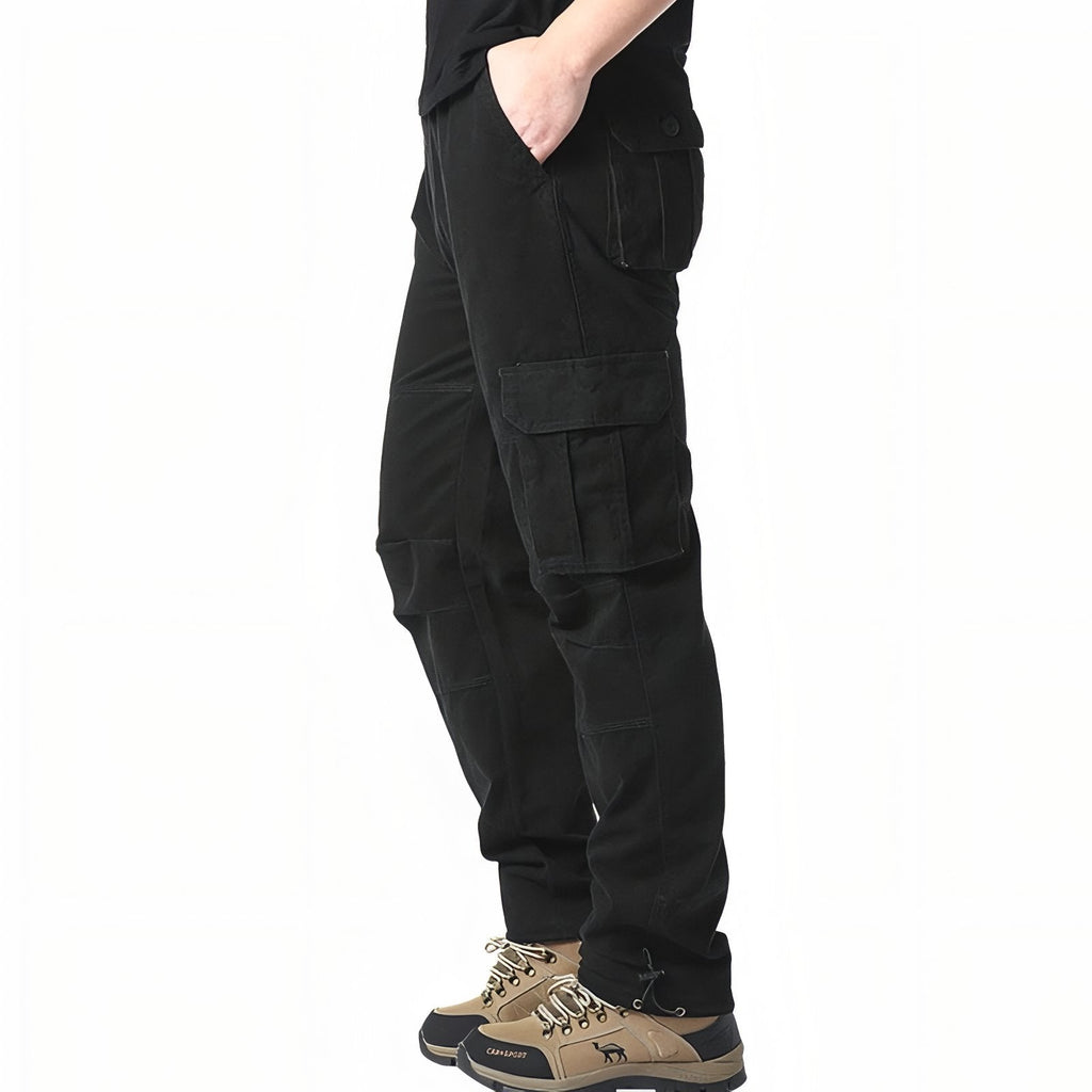Pantalon Cargo Randonnée Homme noir profond