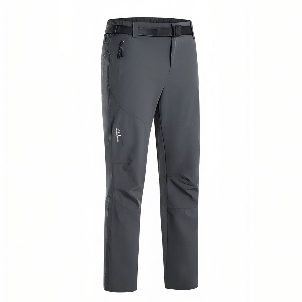 Pantalon de Randonnée Avec Ceinture Élastique Homme gris foncé