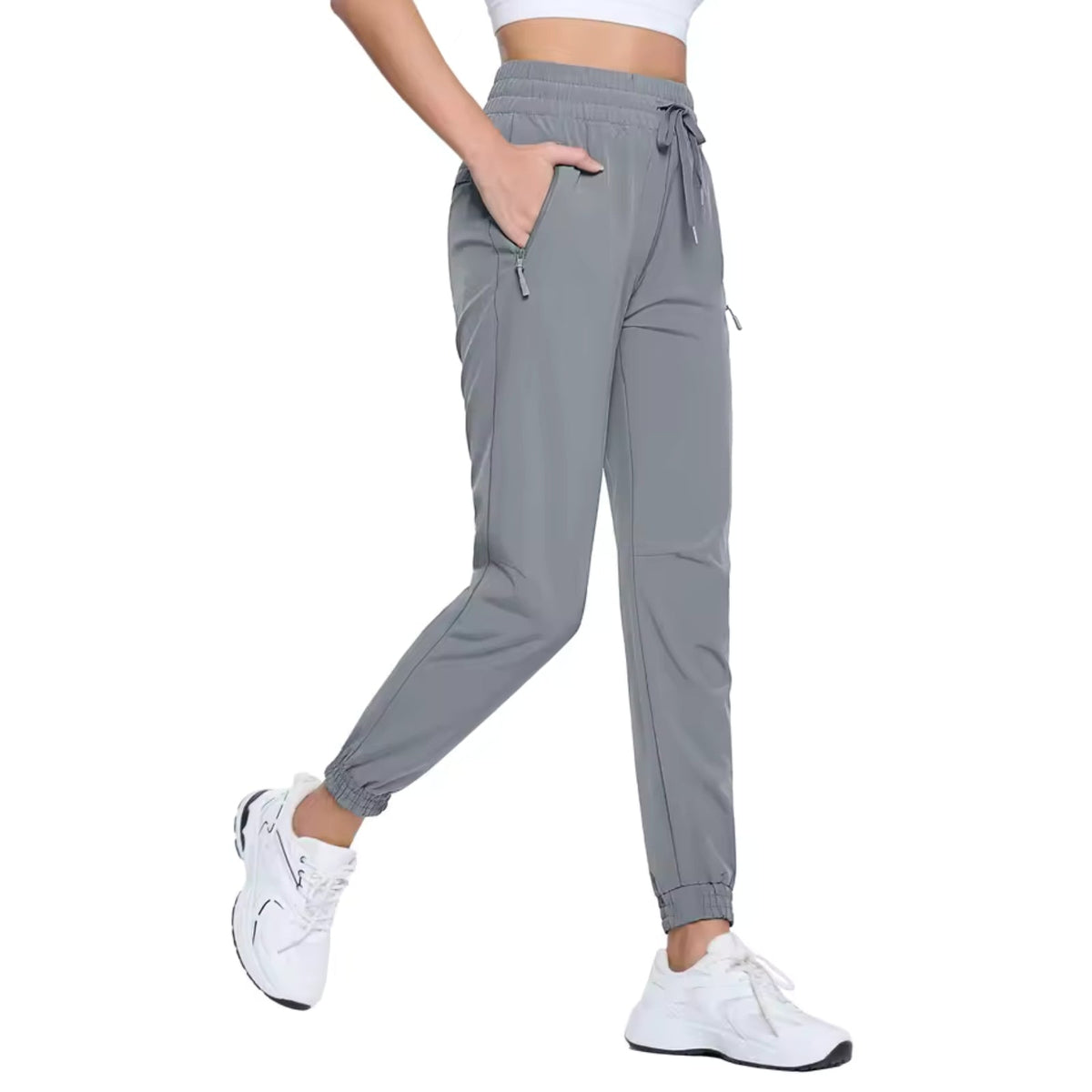 Pantalon de Randonnée Été gris clair