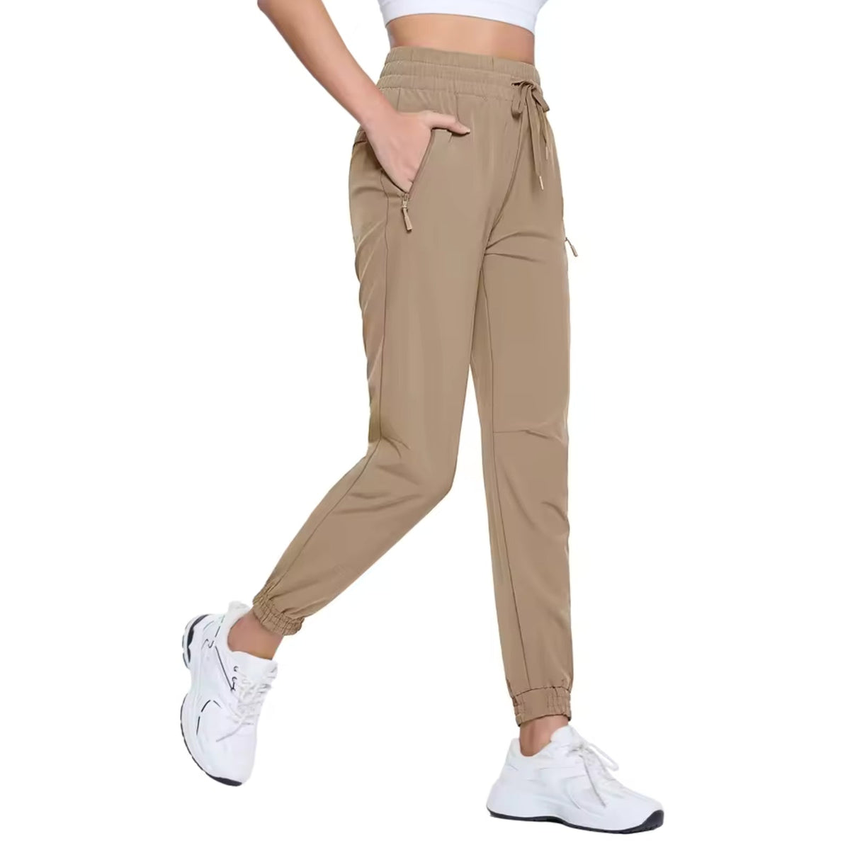 Pantalon de Randonnée Été kaki