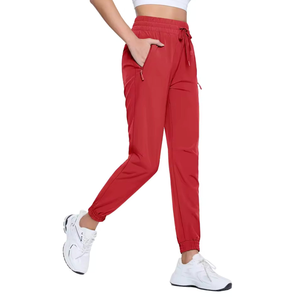 Pantalon de Randonnée Été rouge