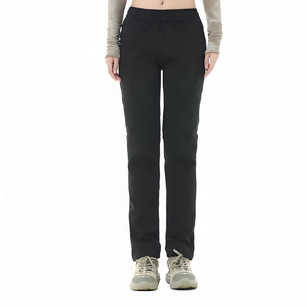 Pantalon de Randonnée Femme Hiver noir