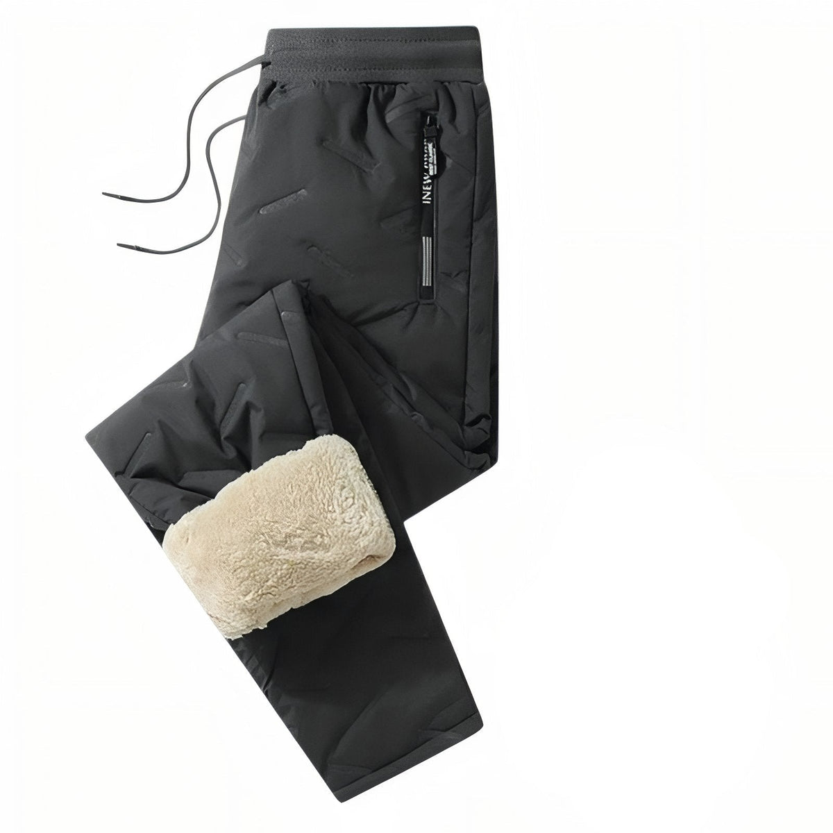 Pantalon Fourré Homme gris (droit)