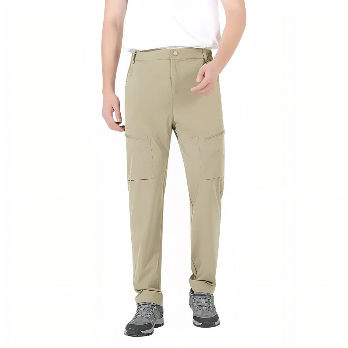 Pantalon Homme Randonnée Été beige clair