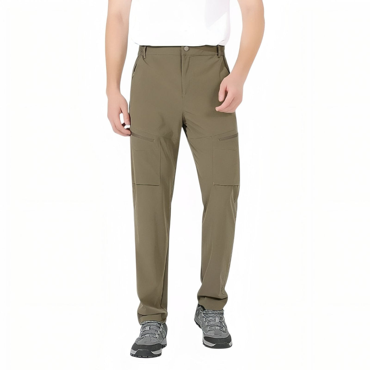 Pantalon Homme Randonnée Été olive