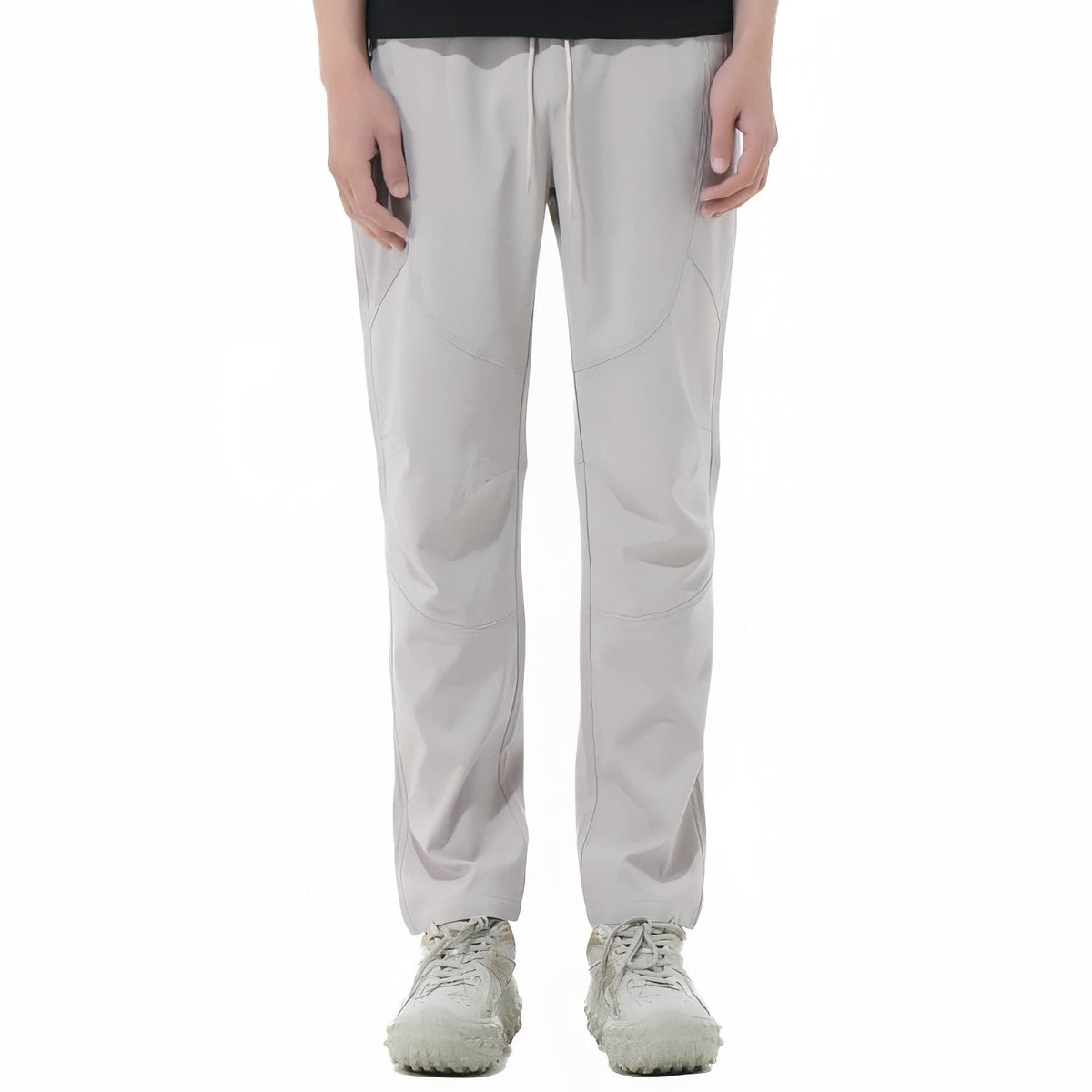 Pantalon Léger Randonnée Homme gris clair