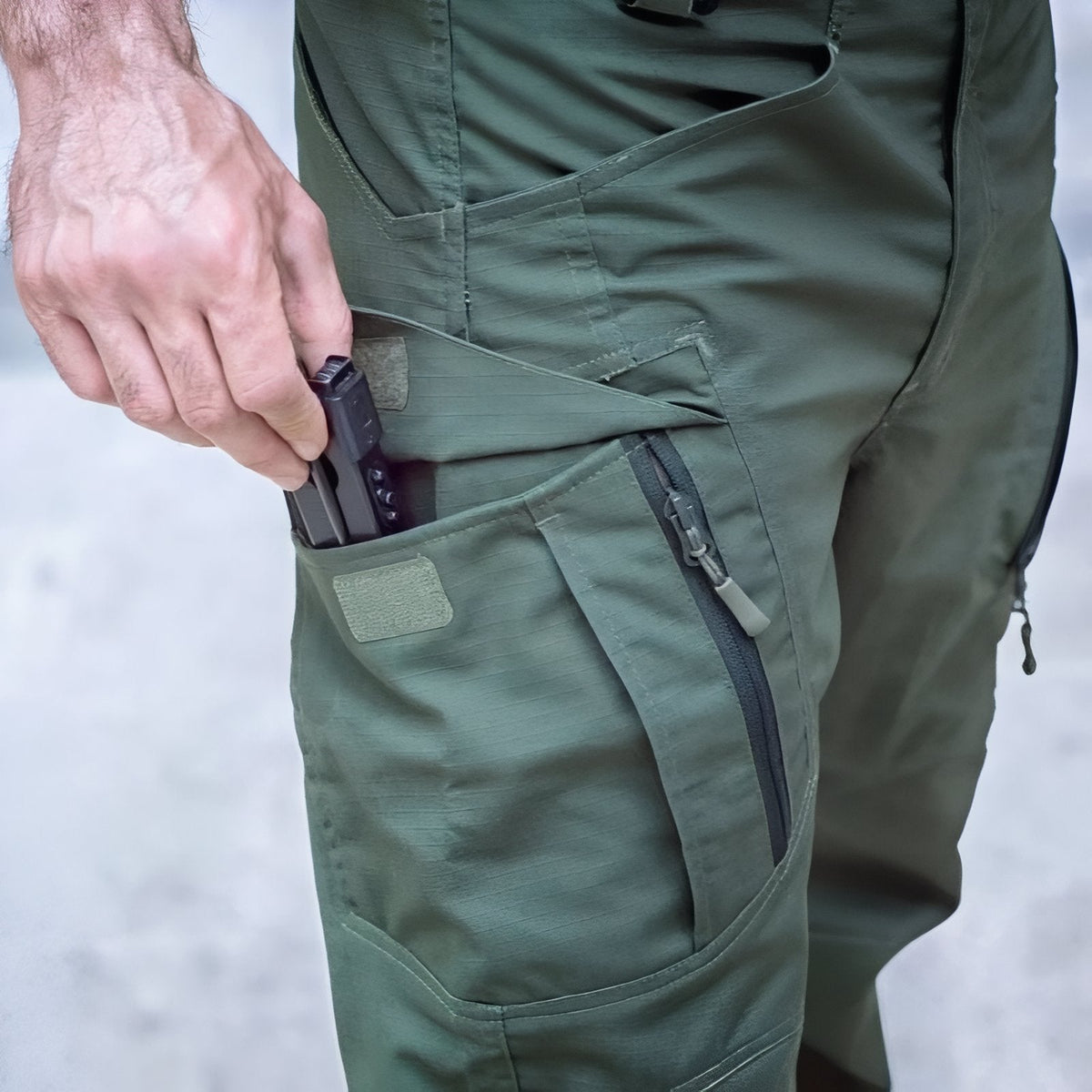 Pantalon Multi Poches Randonnée Homme — photo 6