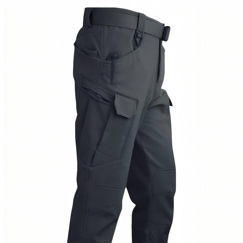 Pantalon Multi Poches Randonnée Homme gris foncé