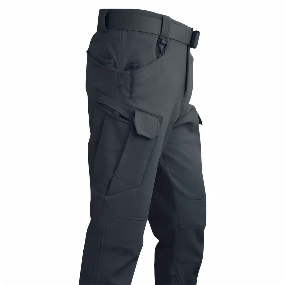 Pantalon Multi Poches Randonnée Homme gris foncé