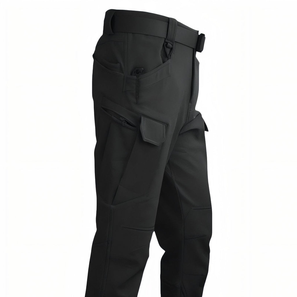 Pantalon Multi Poches Randonnée Homme noir profond