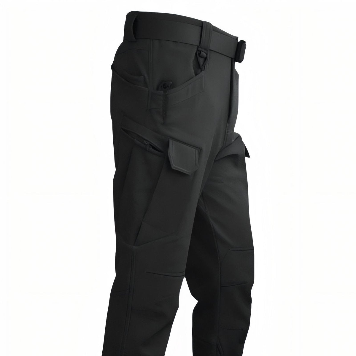 Pantalon Multi Poches Randonnée Homme noir profond