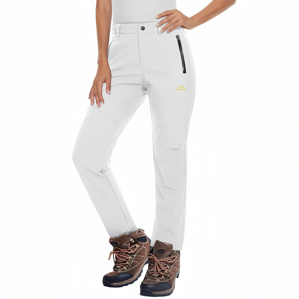 Pantalon Randonnée Chaud Femme blanc