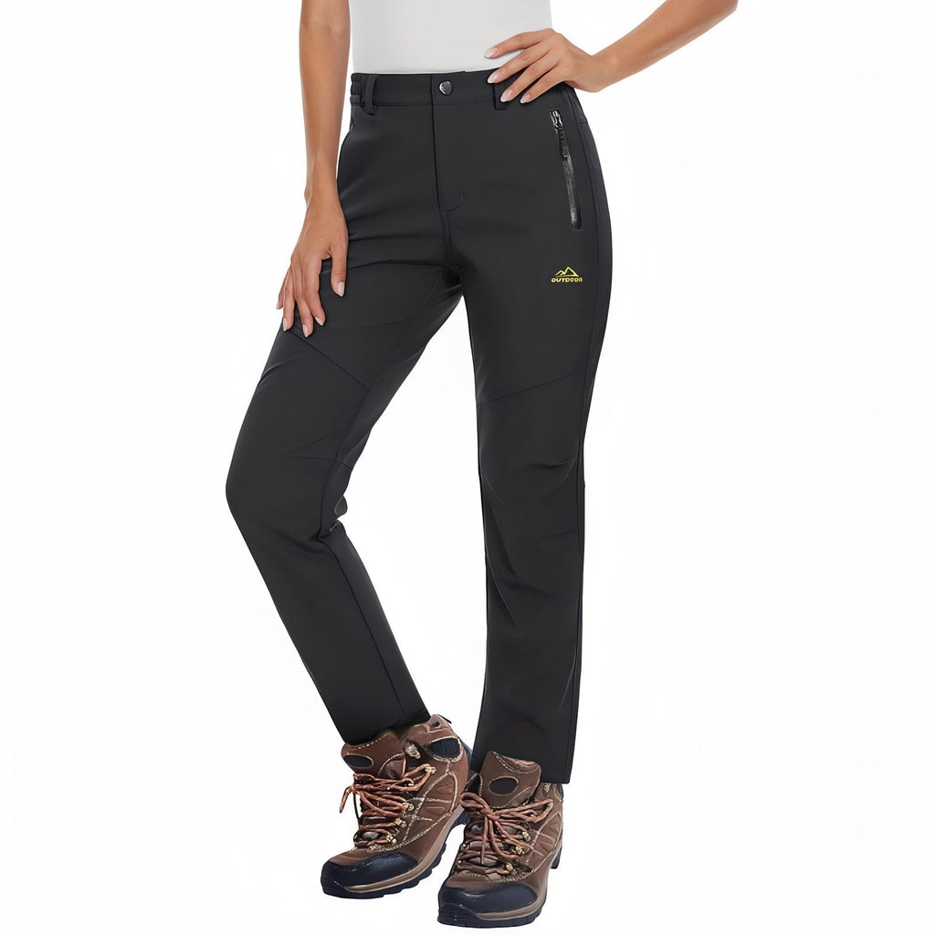 Pantalon Randonnée Chaud Femme noir
