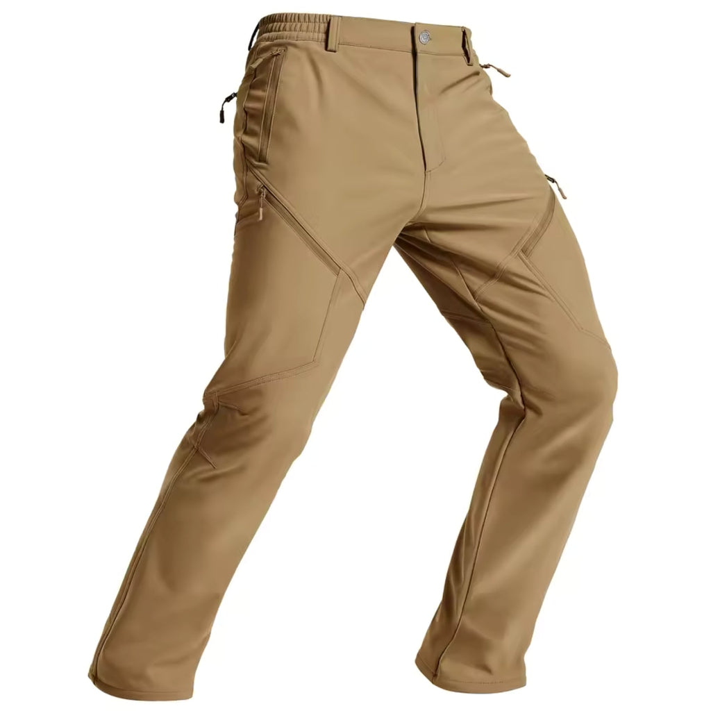 Pantalon Randonnée Chaud Homme beige