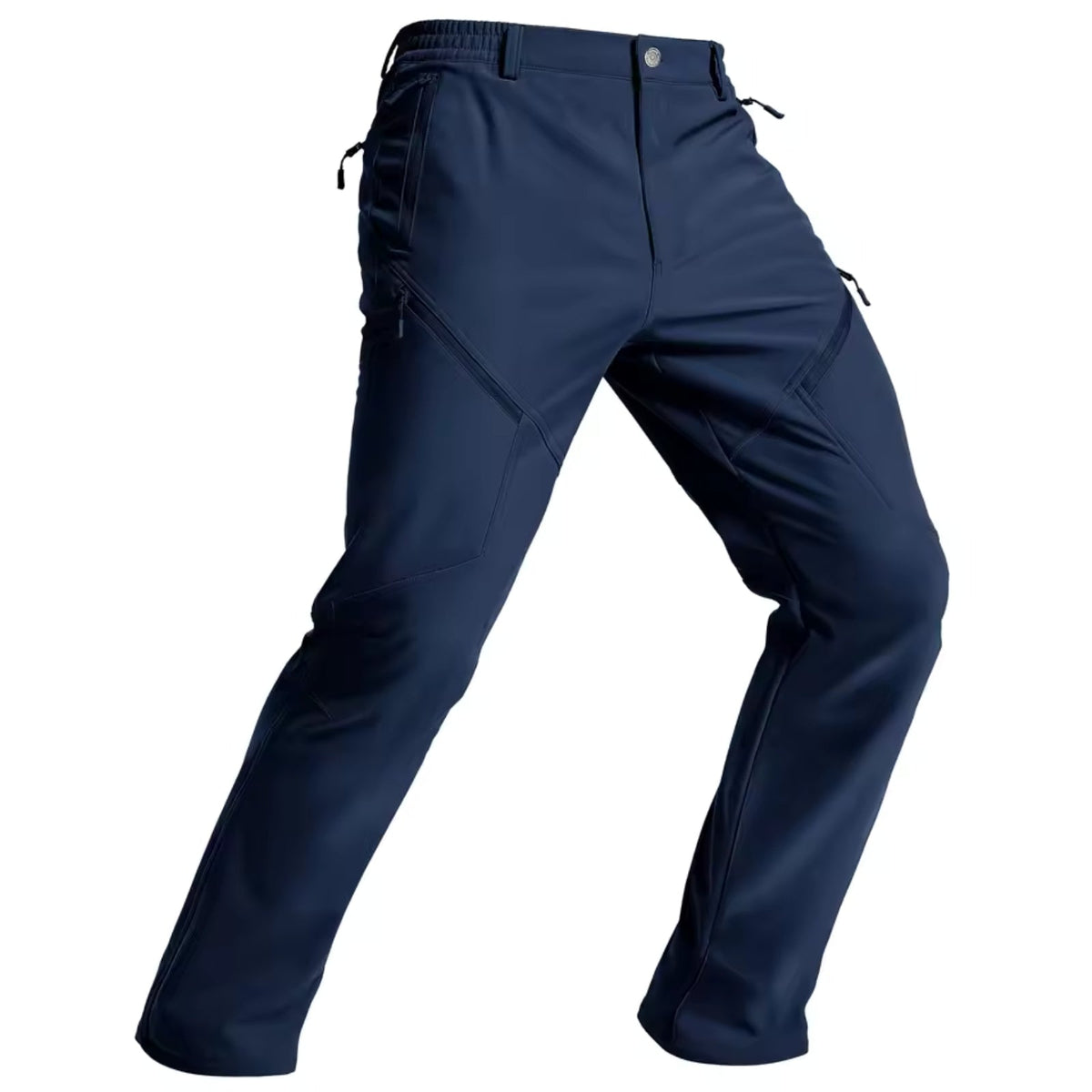 Pantalon Randonnée Chaud Homme bleu marine