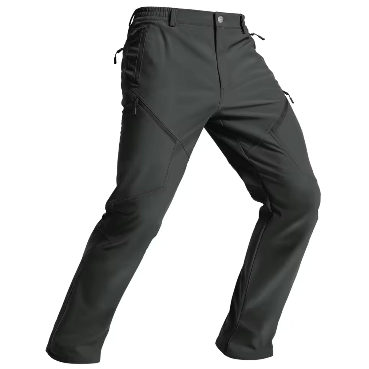 Pantalon Randonnée Chaud Homme gris foncé