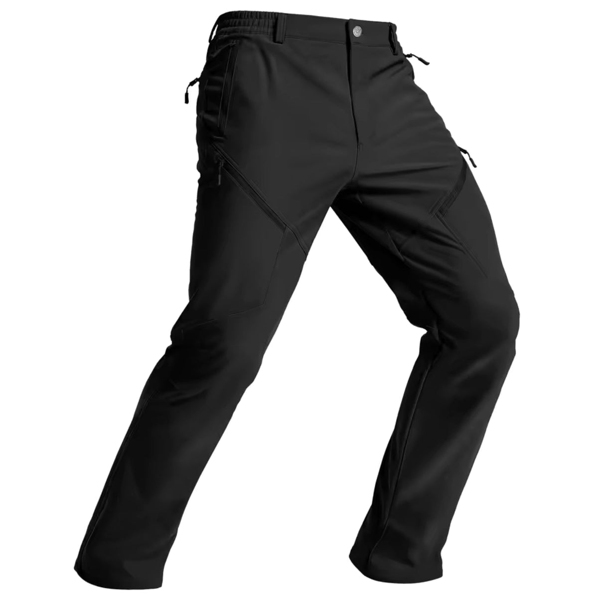 Pantalon Randonnée Chaud Homme noir