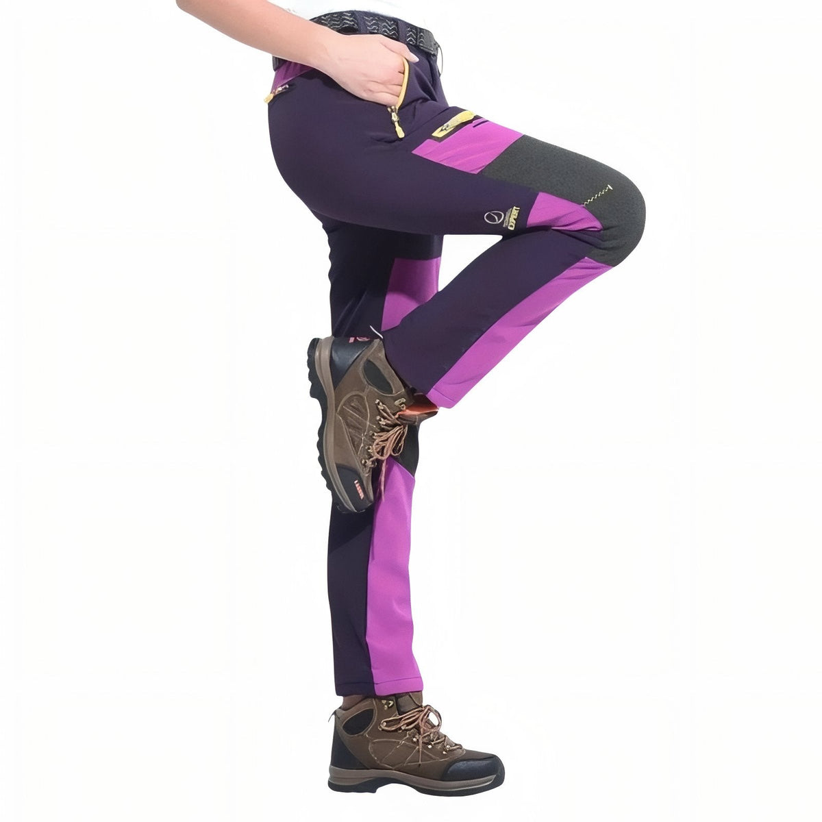 Pantalon Randonnée Chaud Polaire Femme violet