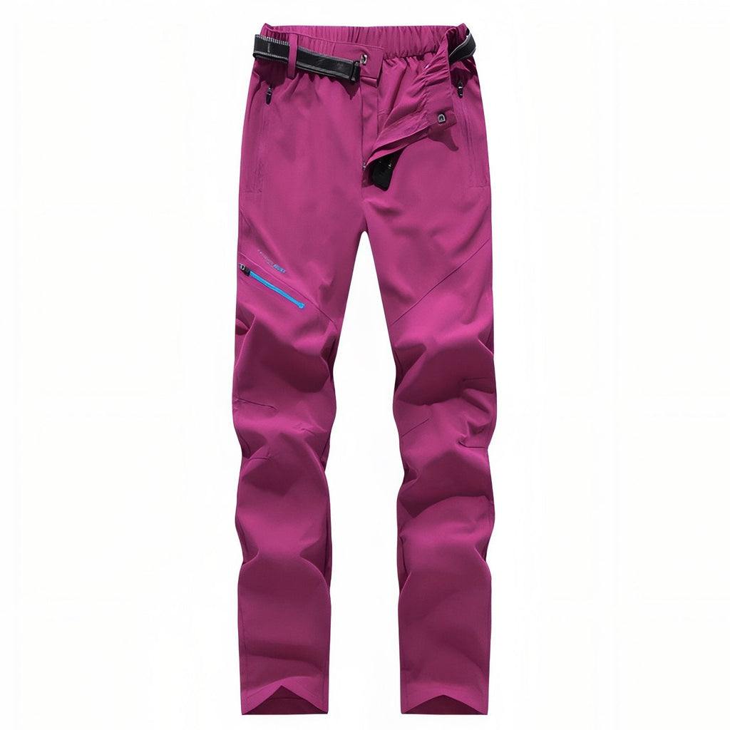 Pantalon Randonnée Déperlant Femme violet fuchsia