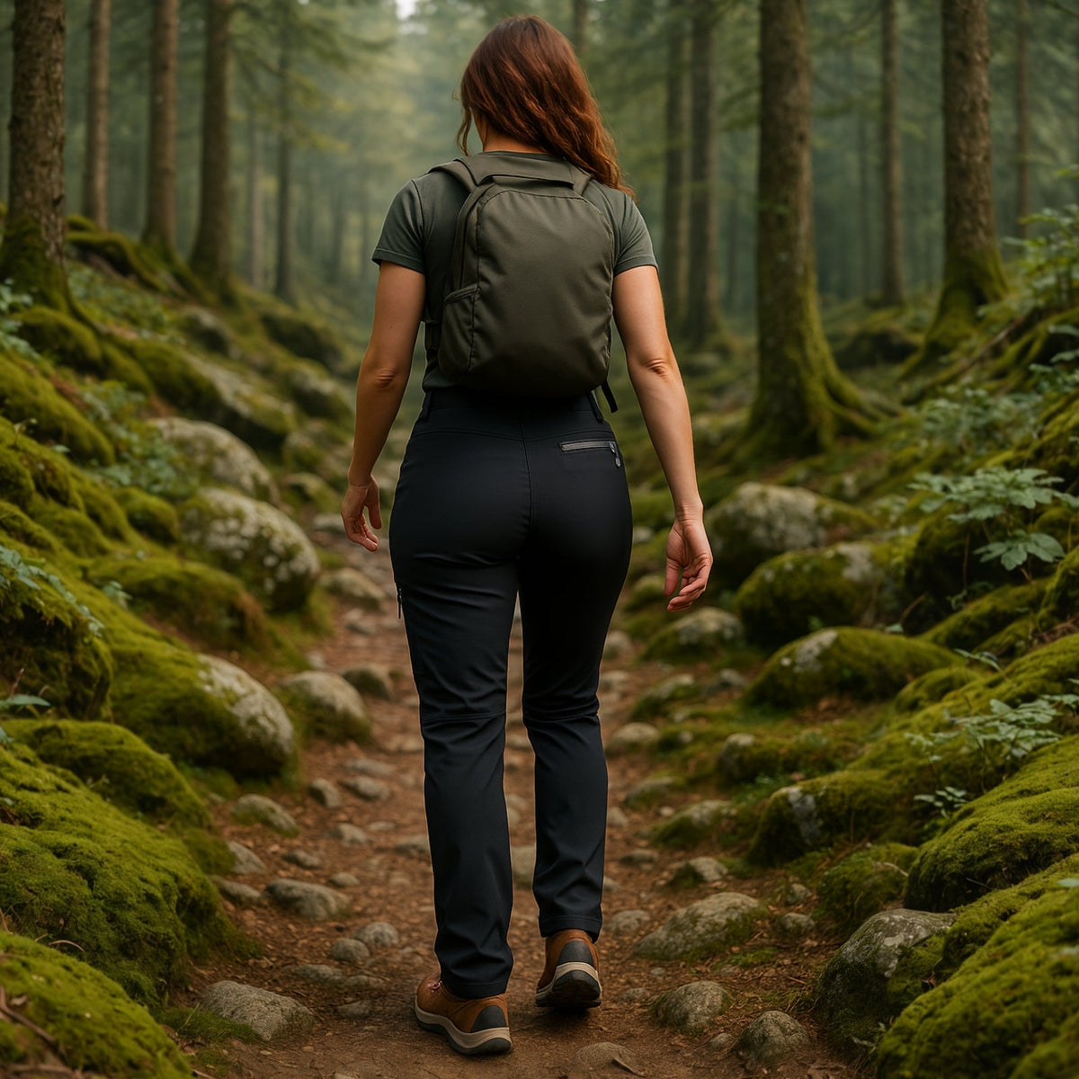 Pantalon Randonnée Doublé Polaire Femme — photo 5