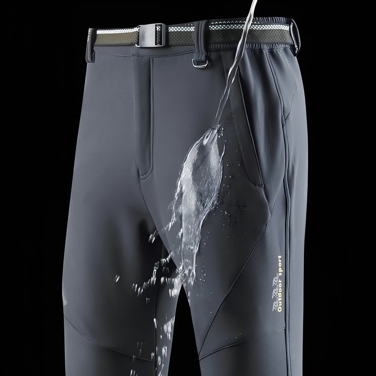 Pantalon Randonnée Doublé Polaire Homme — photo 10