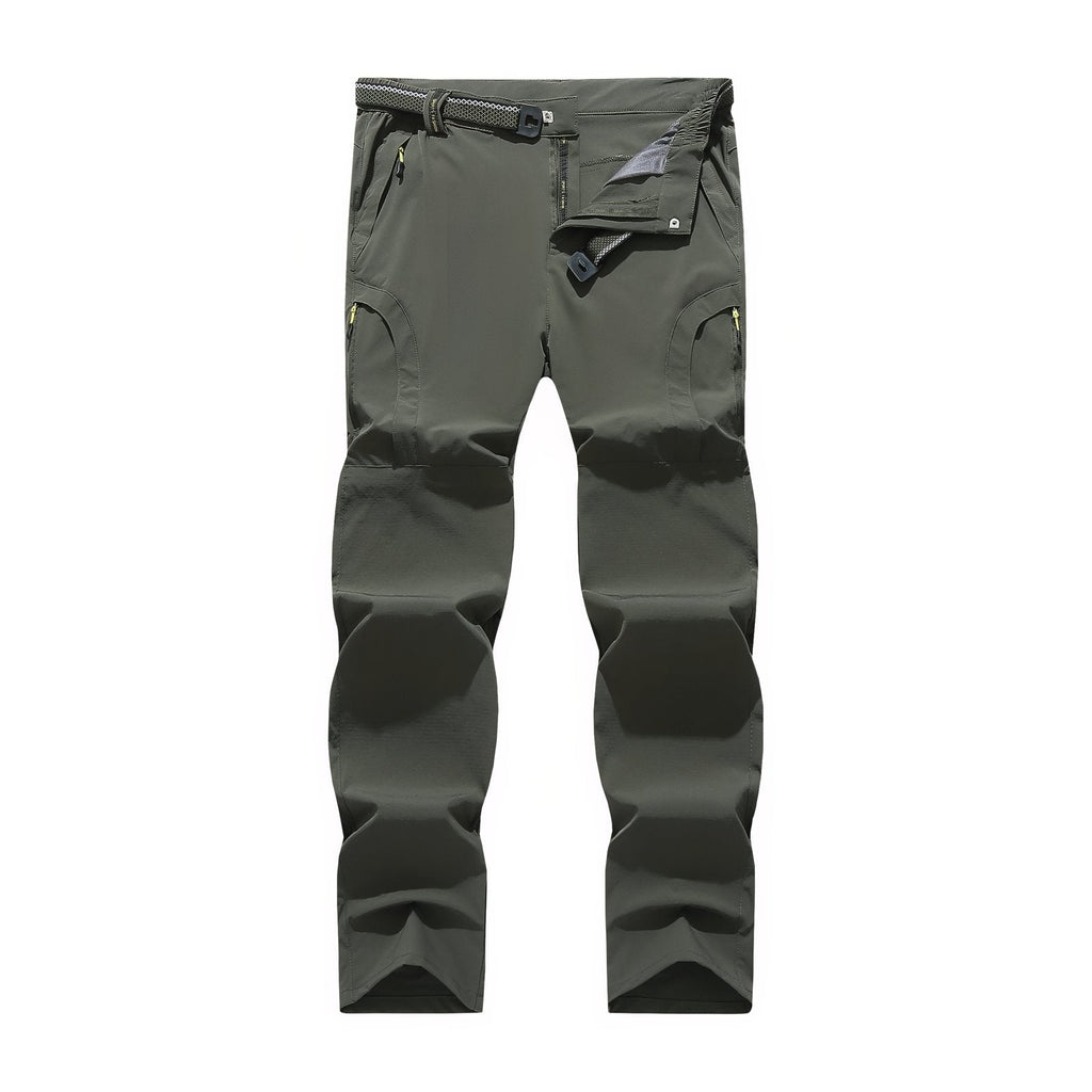 Pantalon Randonnée Extensible Homme vert olive
