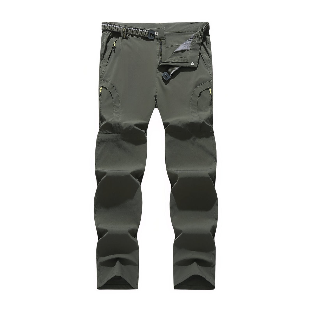 Pantalon Randonnée Extensible Homme vert olive