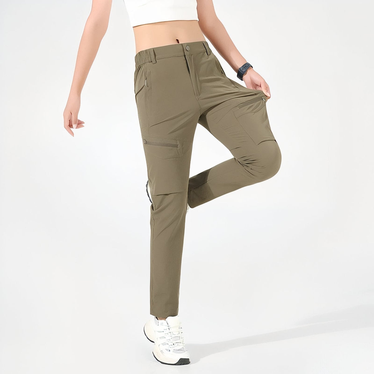 Pantalon Randonnée Femme Été Extensible — photo 3
