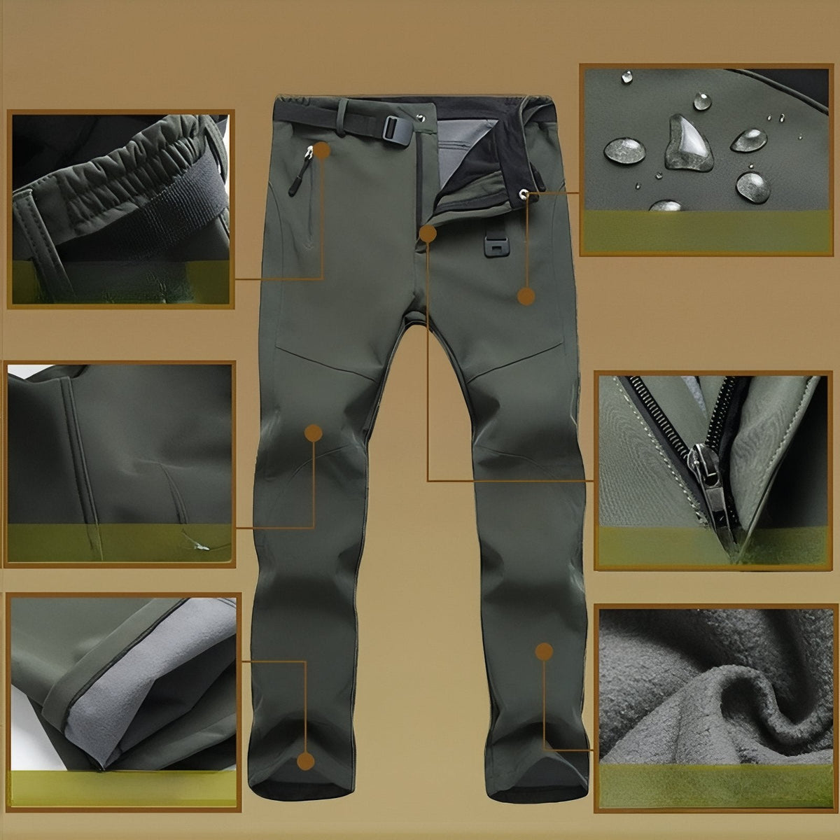 Pantalon Randonnée Femme Imperméable — photo 5