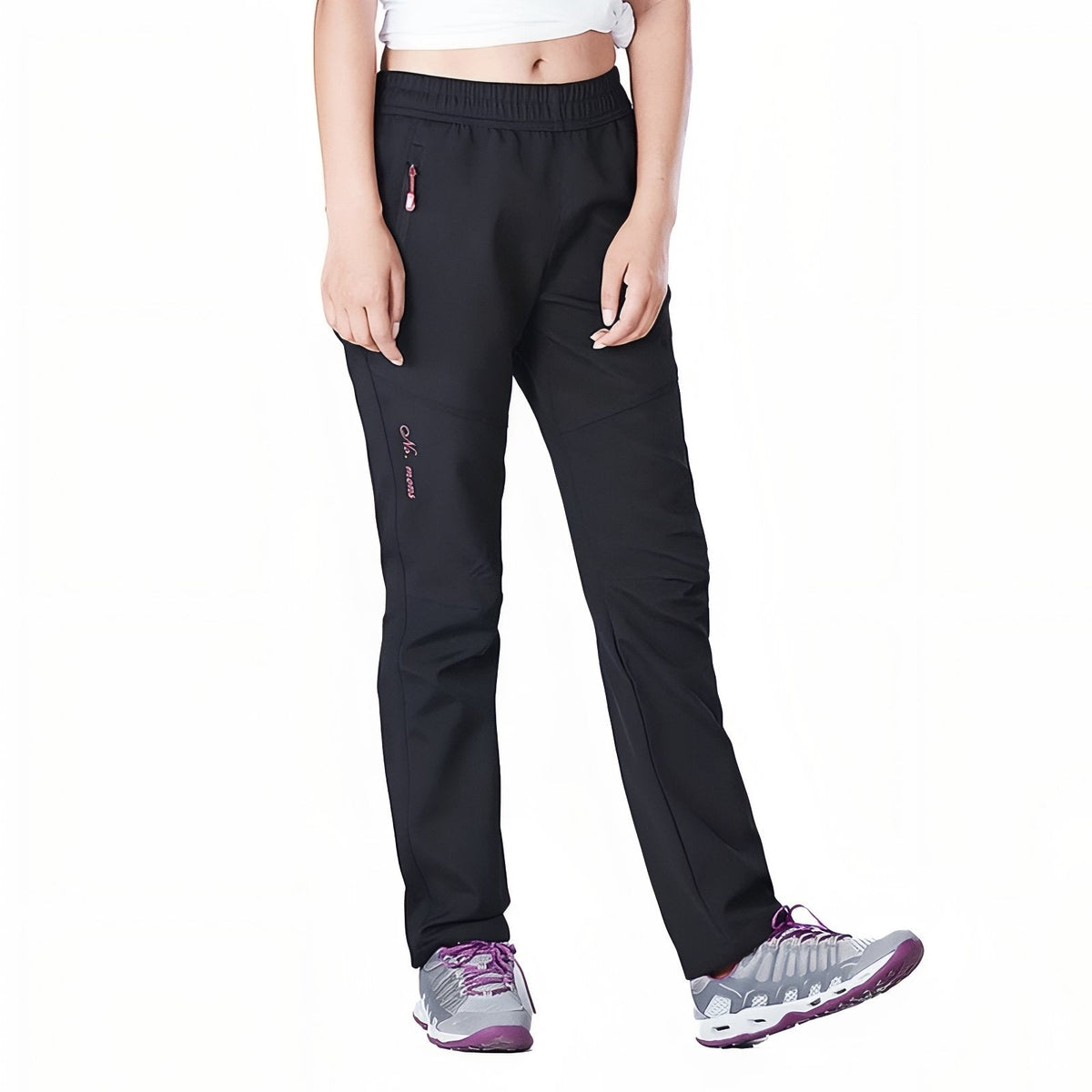 Pantalon Randonnée Taille Élastique femme - noir