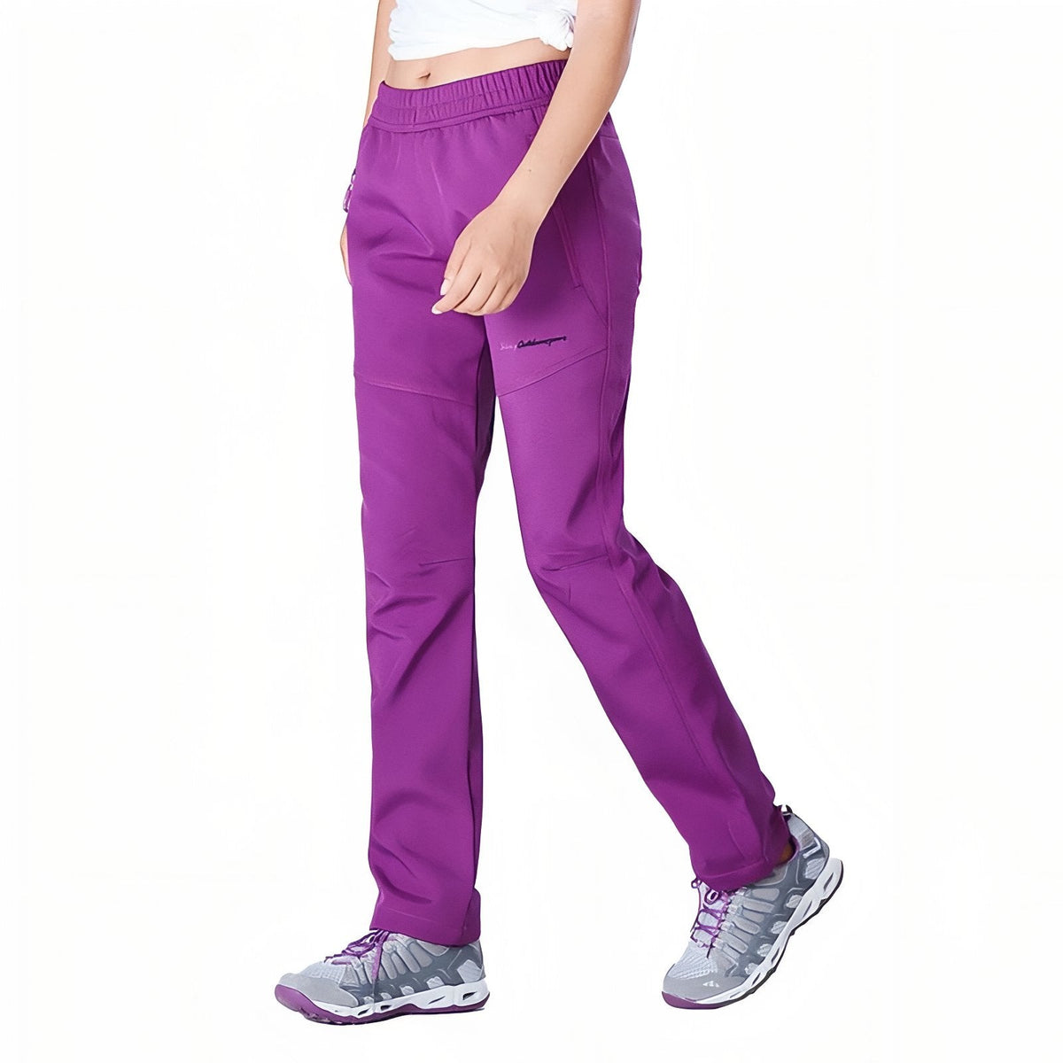 Pantalon Randonnée Taille Élastique femme - violet