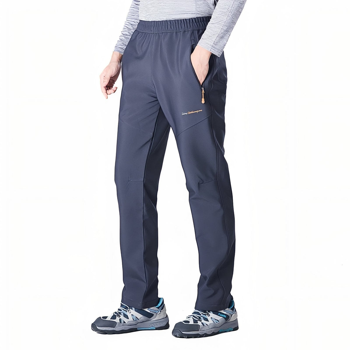 Pantalon Randonnée Taille Élastique homme - gris